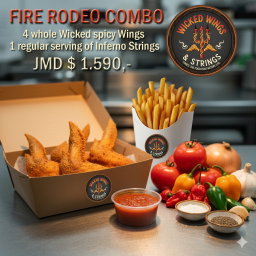 Fire Rodeo 4 Wing Combo