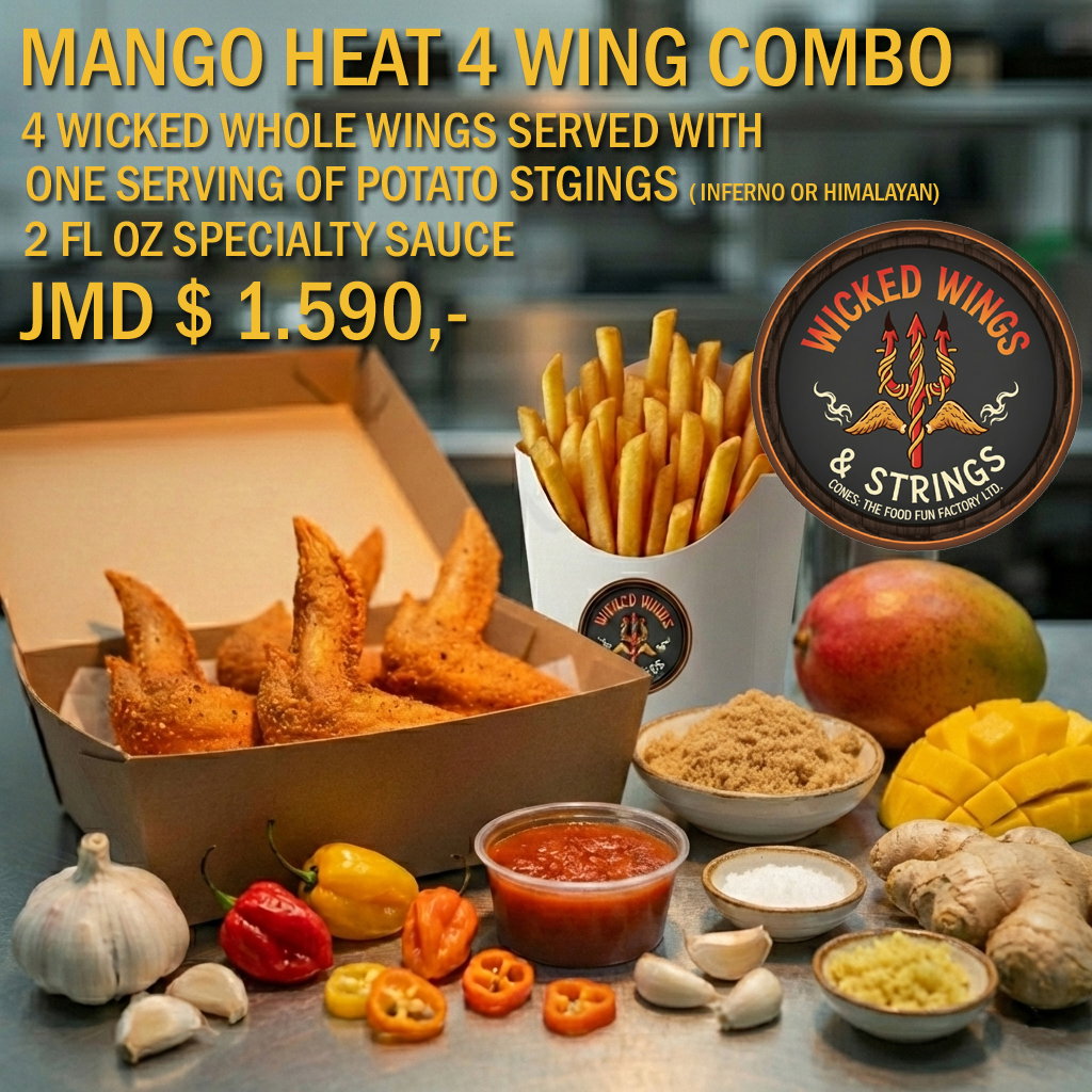 Mango Heat 4 Wing Combo