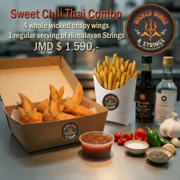 Sweet Chili Thai 4 Wing Combo