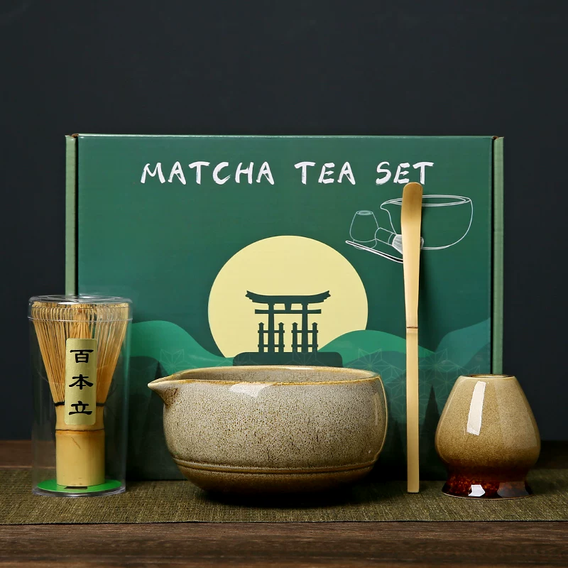 Matcha Bowl Set (Bowl / Whisk / holder/ scoop) _3