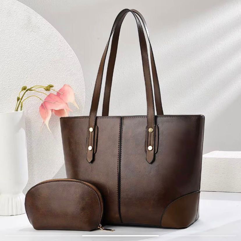 Sac fourre-tout décontracté - Marron_0