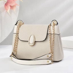 Sac seau vintage élégant - Blanc 