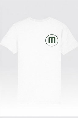 White "Melodrip" Tee