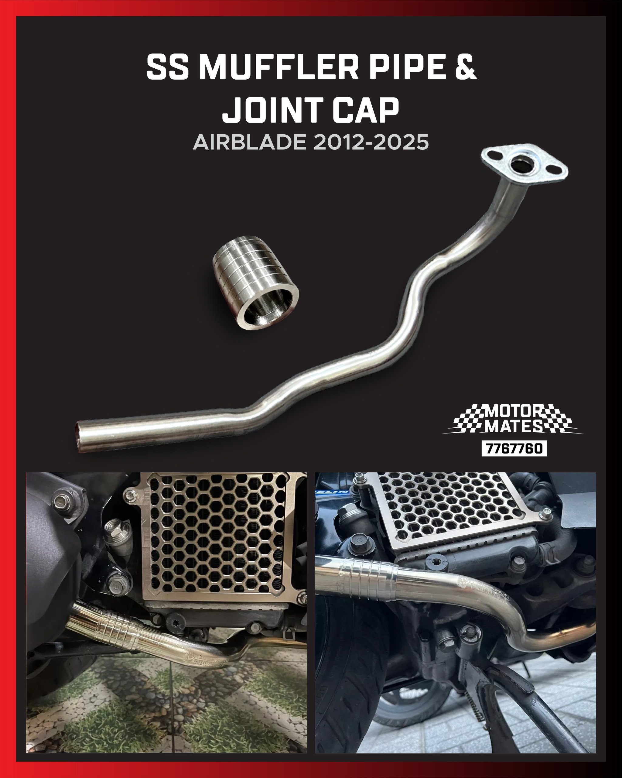 SS Muffler Pipe & Joint Cap_0