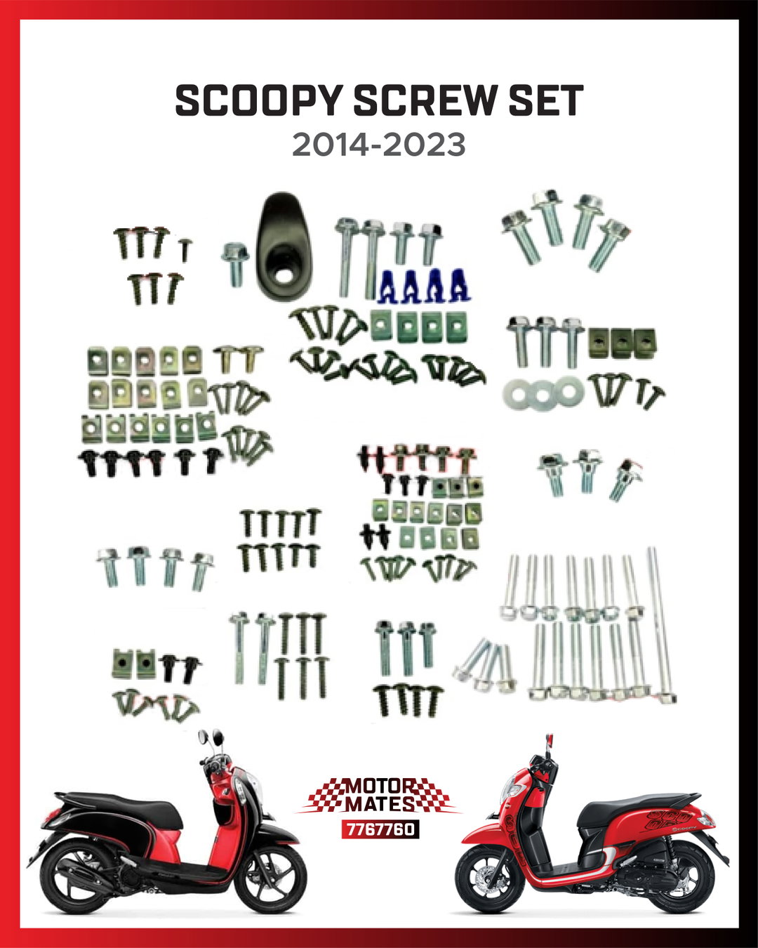 Scoopy Screw Set (2014-2023)