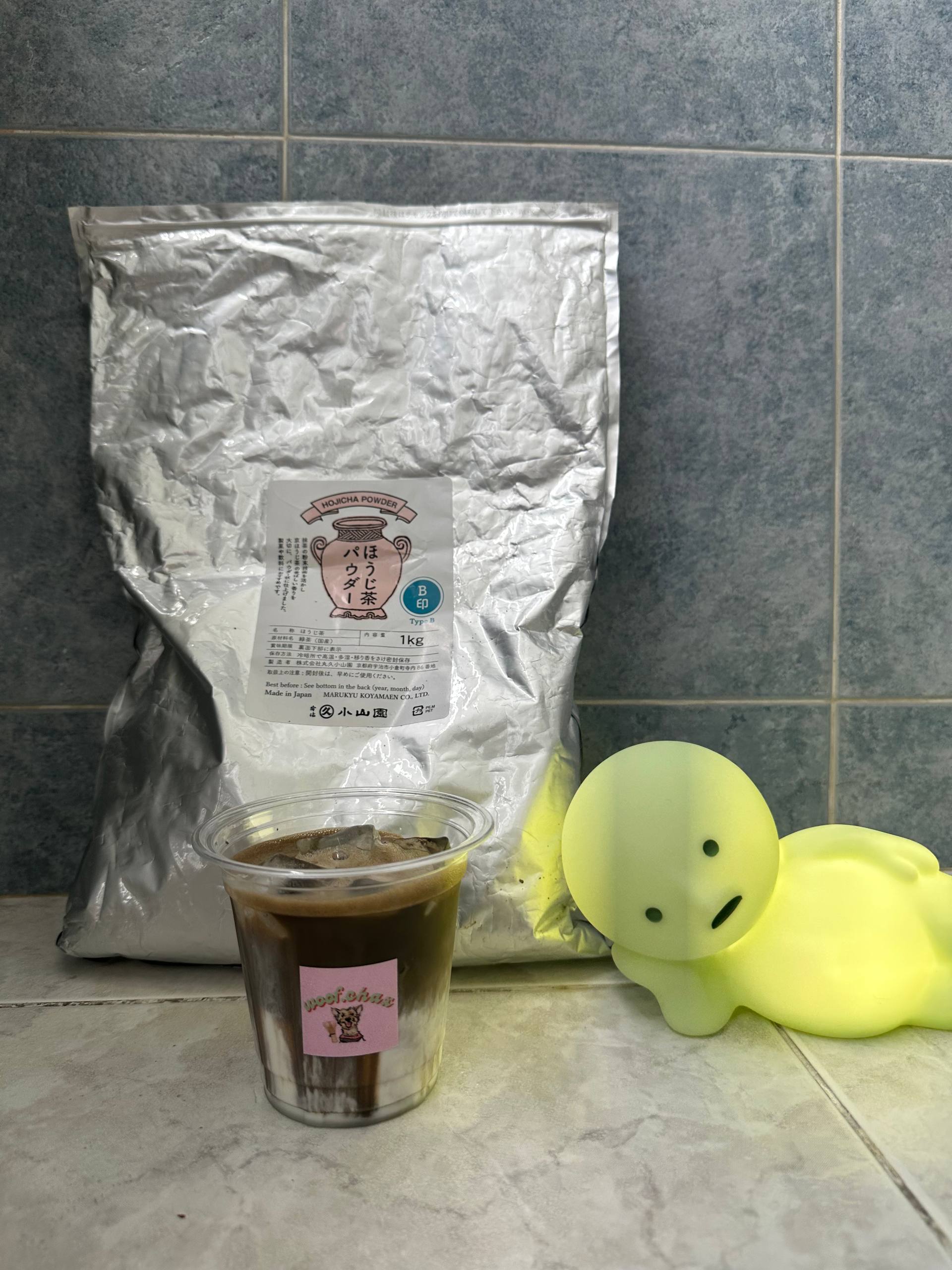 iced hojicha latte _0