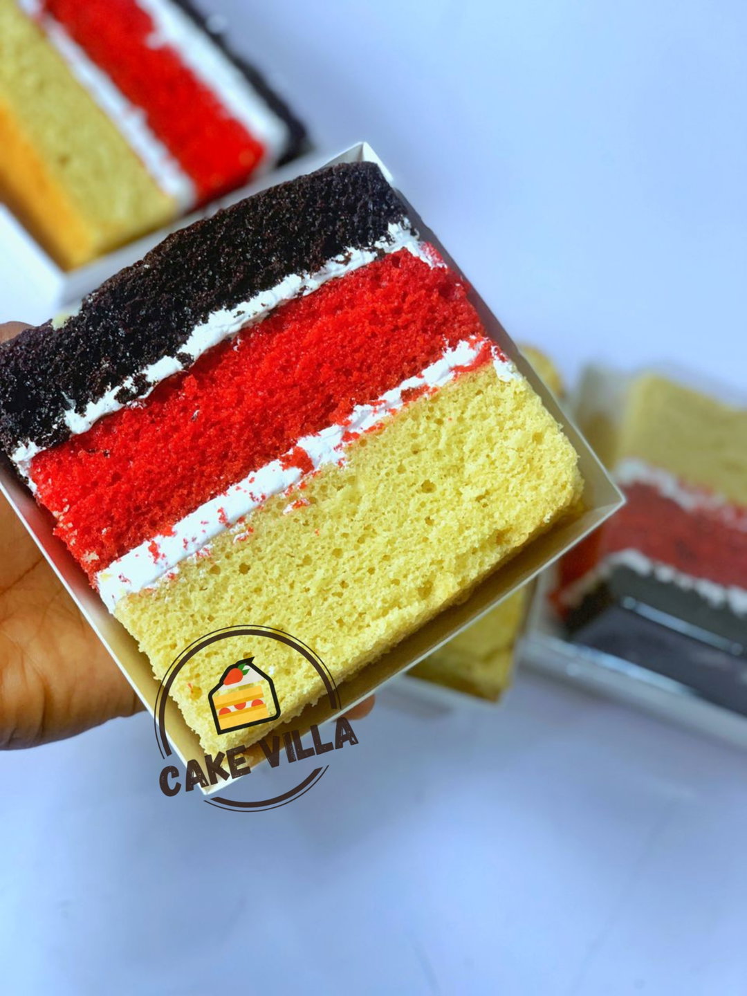 Triple Cake Slice