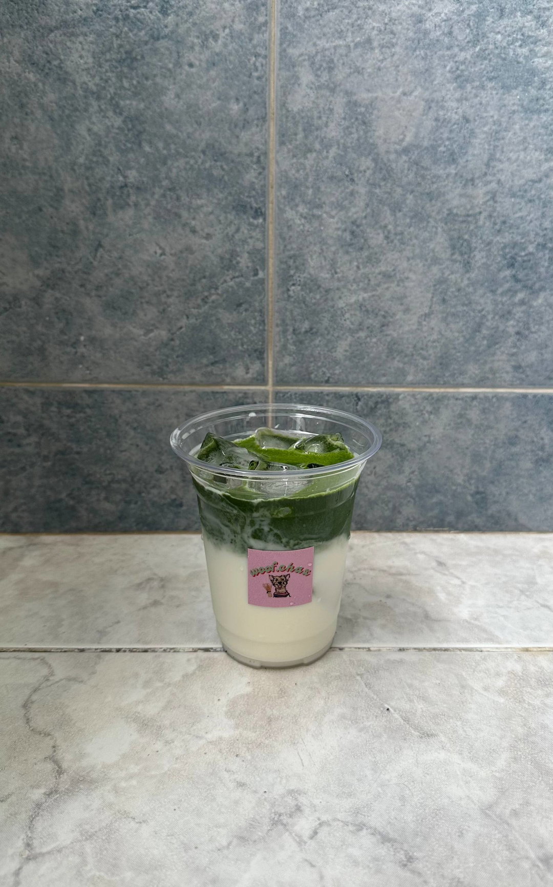iced matcha latte