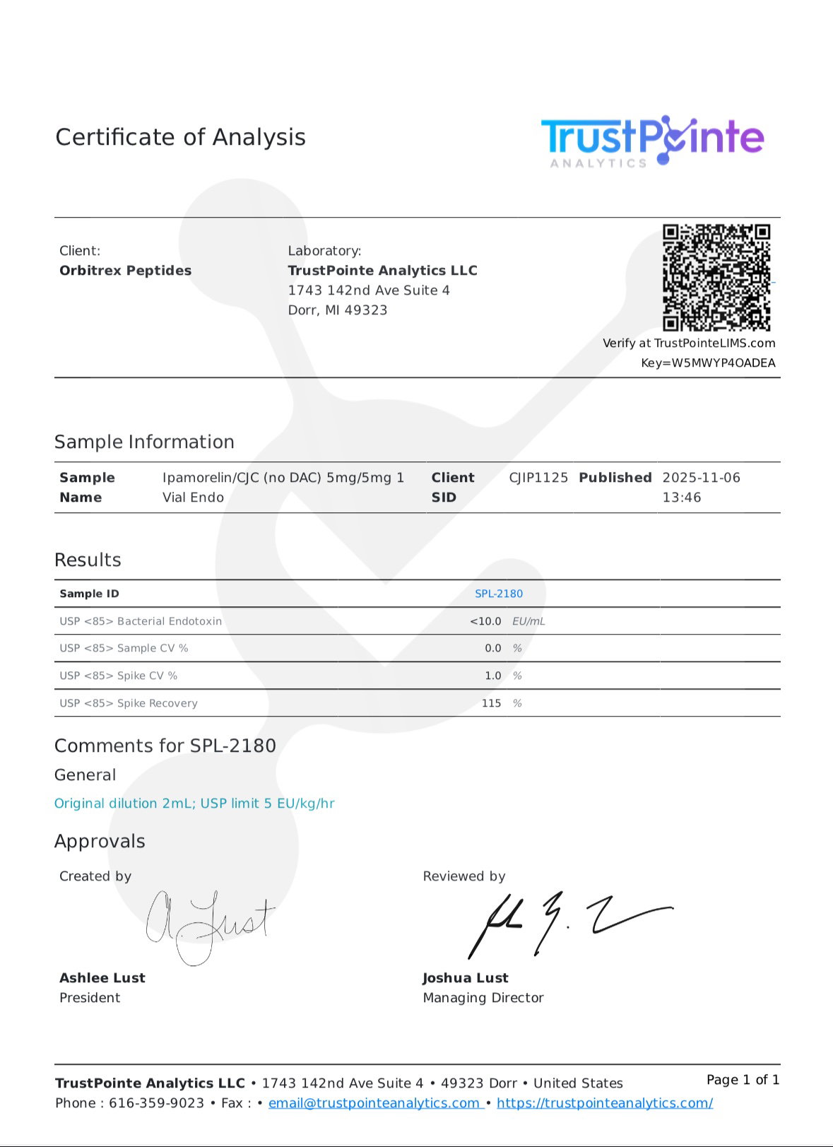 CJC w/IPA 10mg *10 vials _2