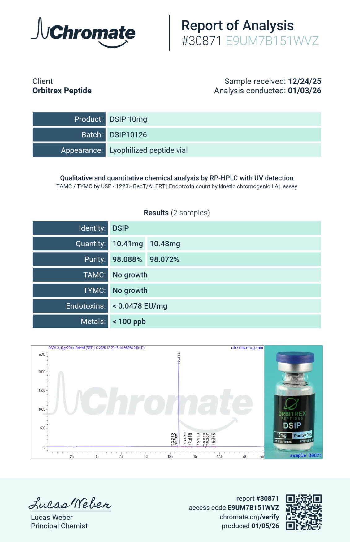 DSIP 10mg *10 vials _1