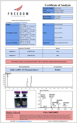 GLOW 70 *10 vials 