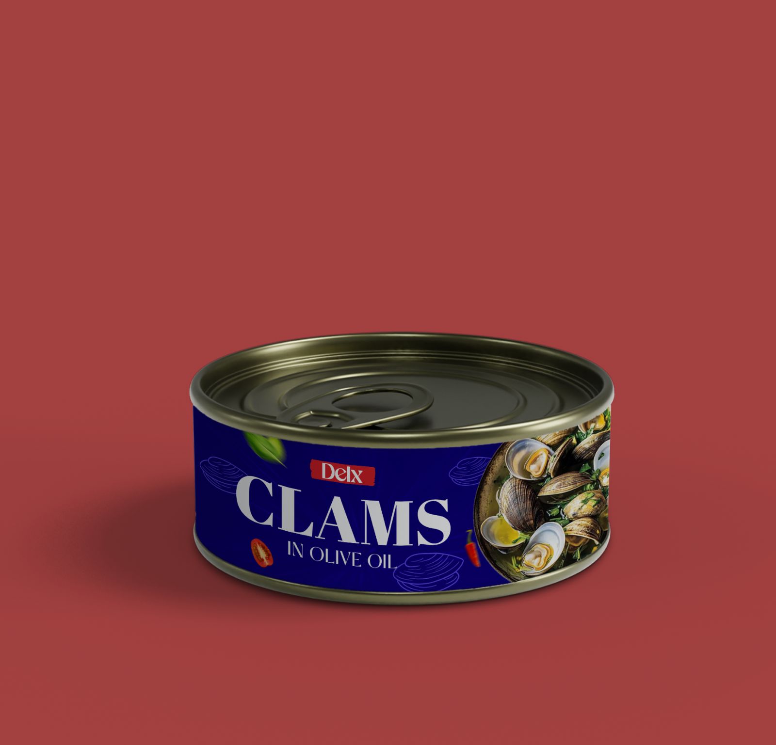 Delx Clams in Olive Oil _1