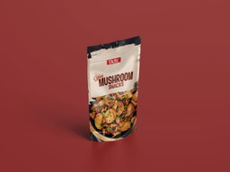 Delx spicy Mushroom kebabs snack 