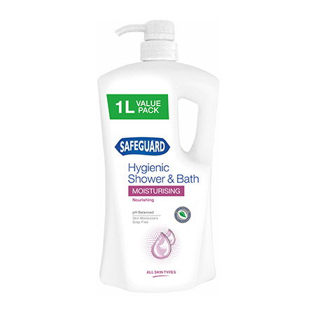 2 X Safeguard Shower & Bath Gel 1L