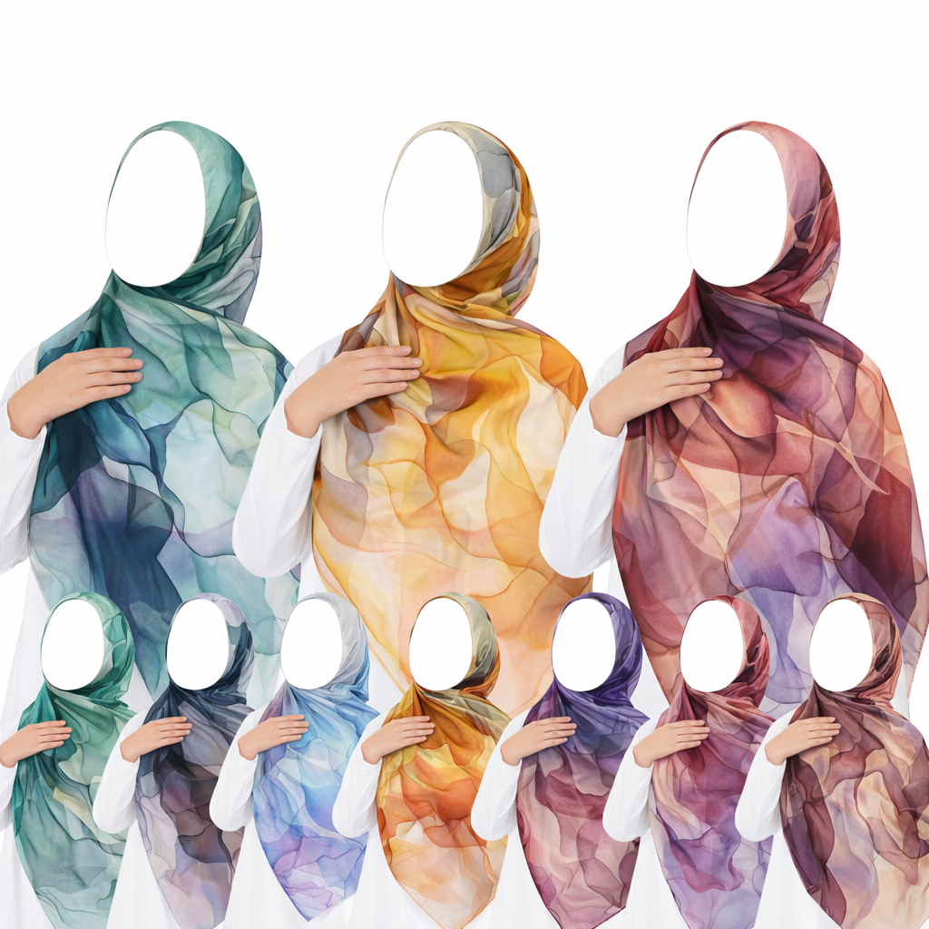 Marble shawl chiffon_0