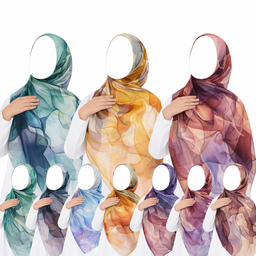 Marble shawl chiffon