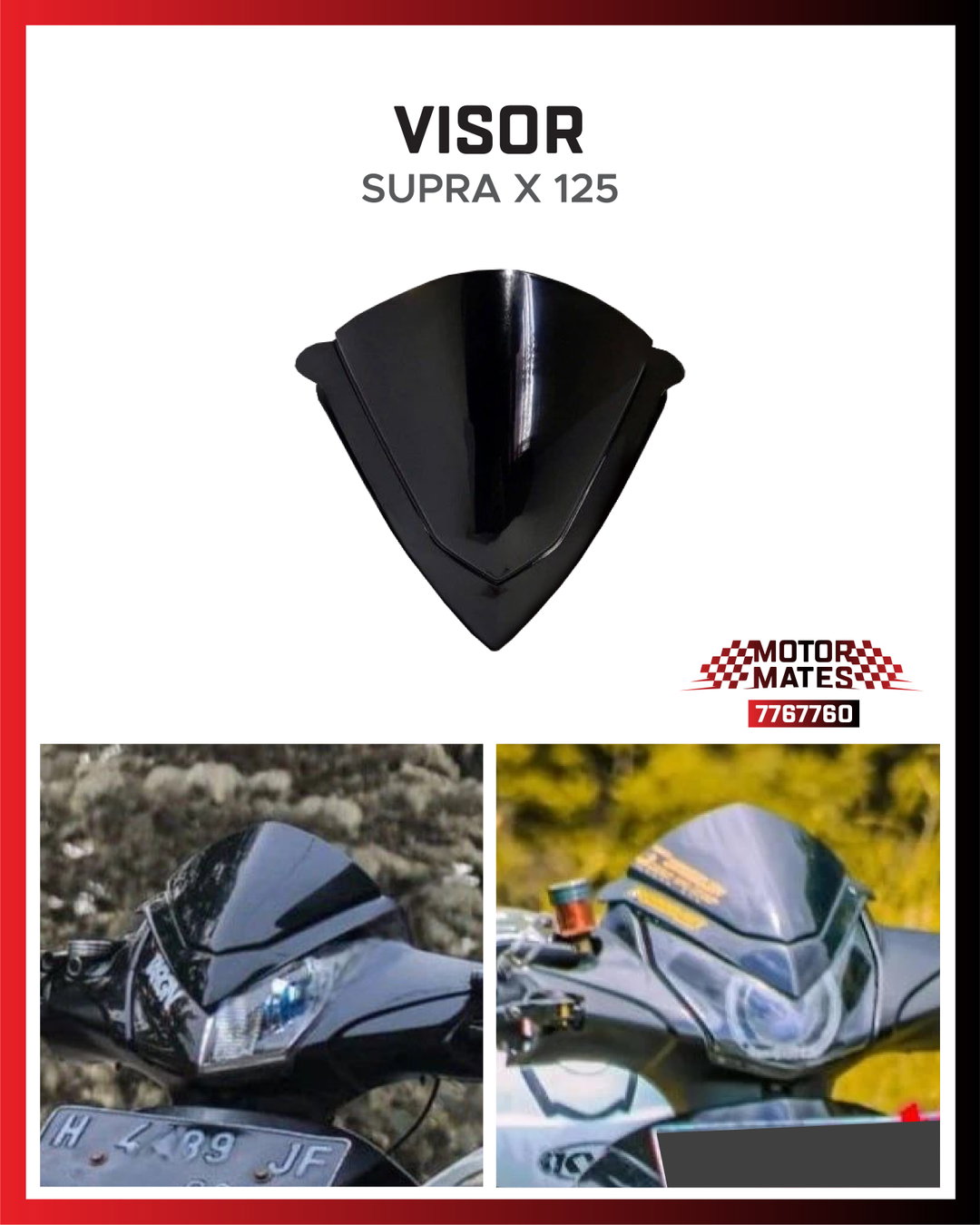 Visor (Supra x 125)