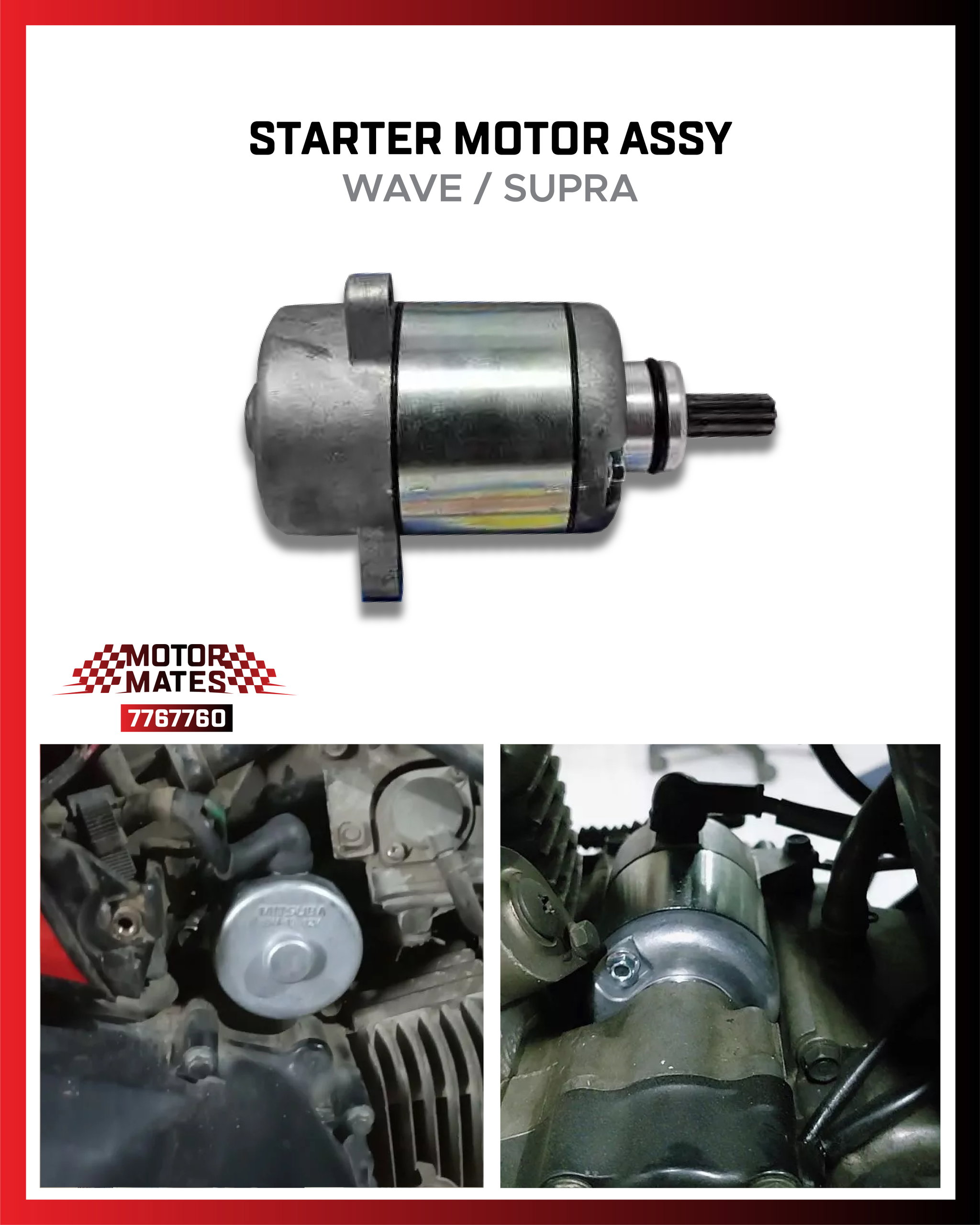 Starter Motor (Wave / Supra)_0