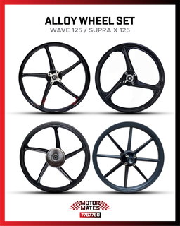 Alloy Wheel Set (Wave 125 / Supra 125)