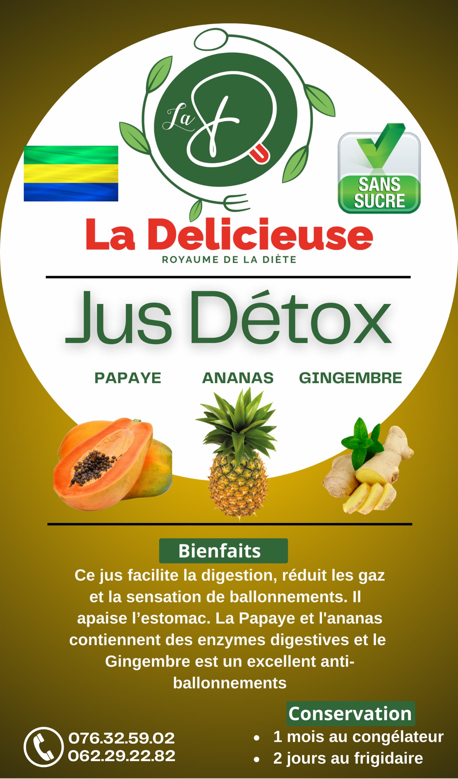 Papaye, Ananas, Gingembre _0