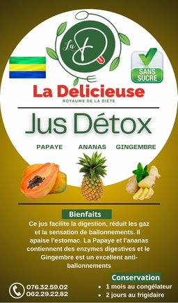 Papaye, Ananas, Gingembre 