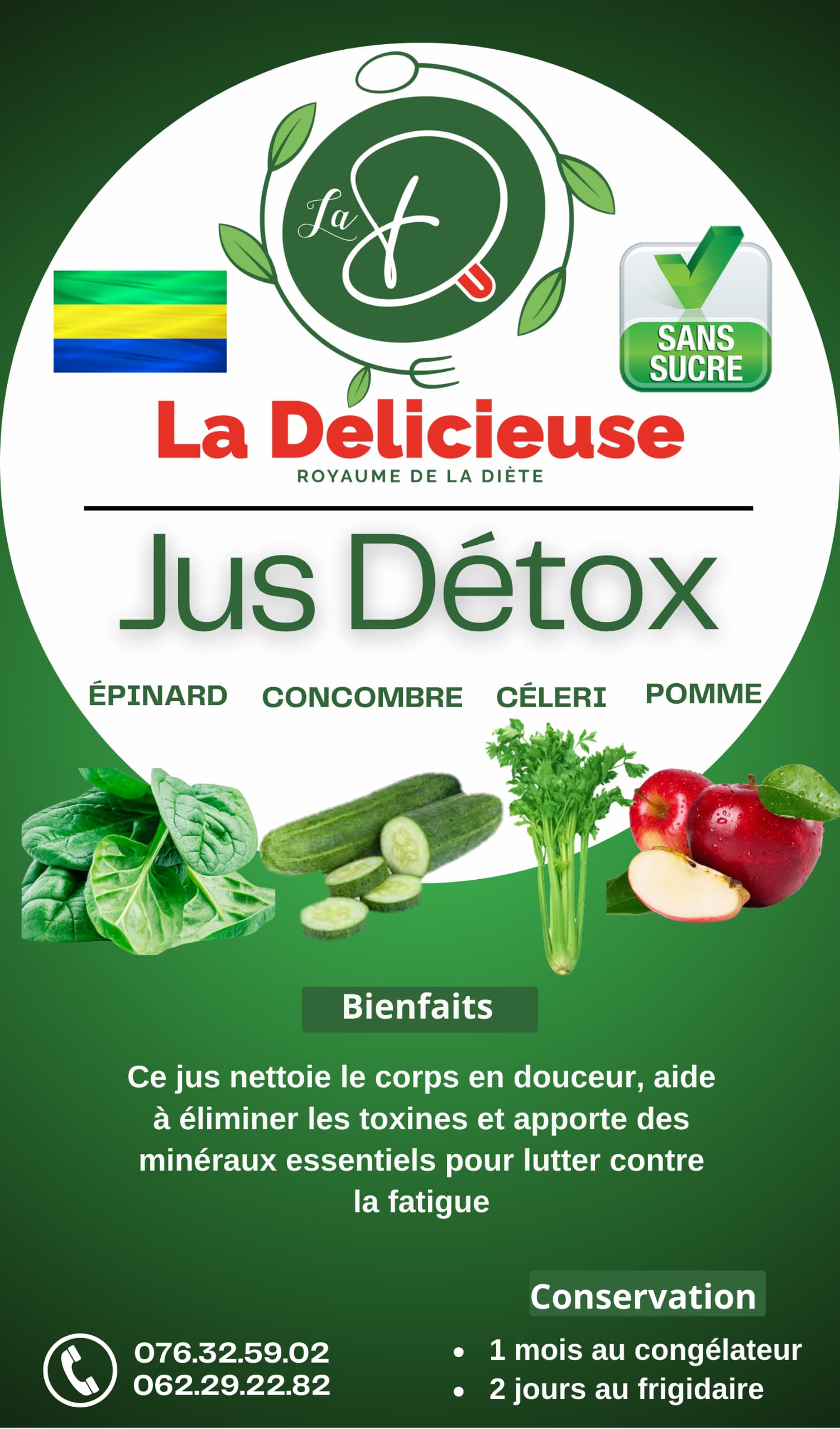 Épinard, Concombre, Céleri, Pomme _0