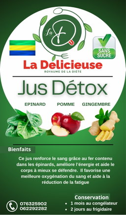 Épinard, Pomme, Gingembre 