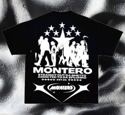 Montero "MOTTO" Graphic Tee - Black