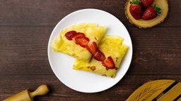 Panqueques con fresa