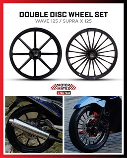 Double Disc Wheel Set (Wave 125 / Supra x 125)