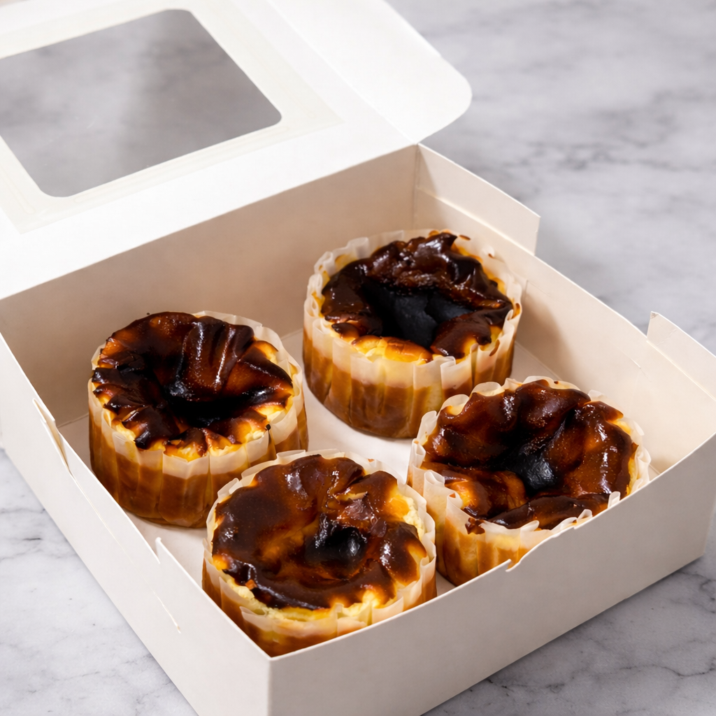 Basque Burnt Cheesecake Cups