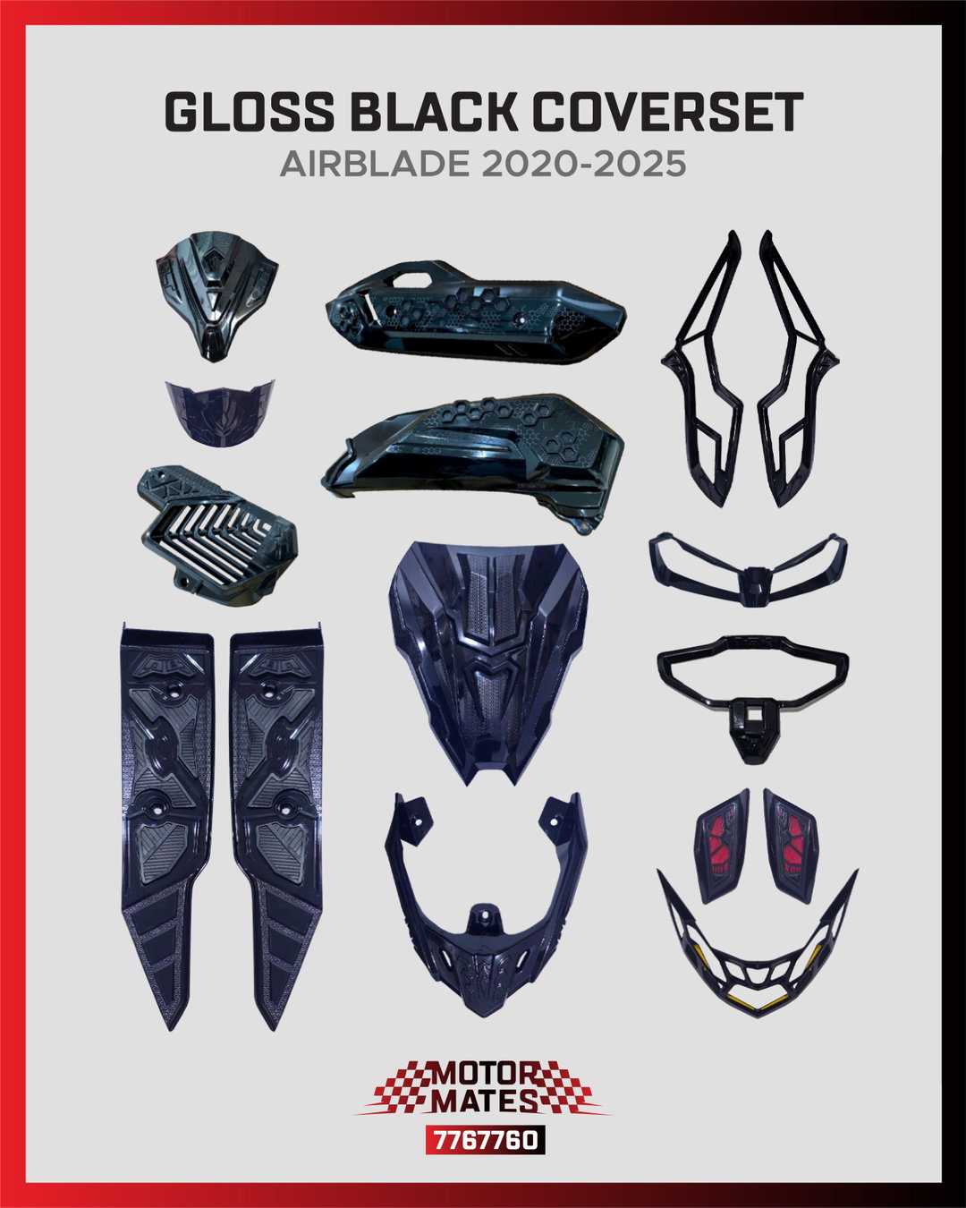 Gloss Black Coverset (Airblade)