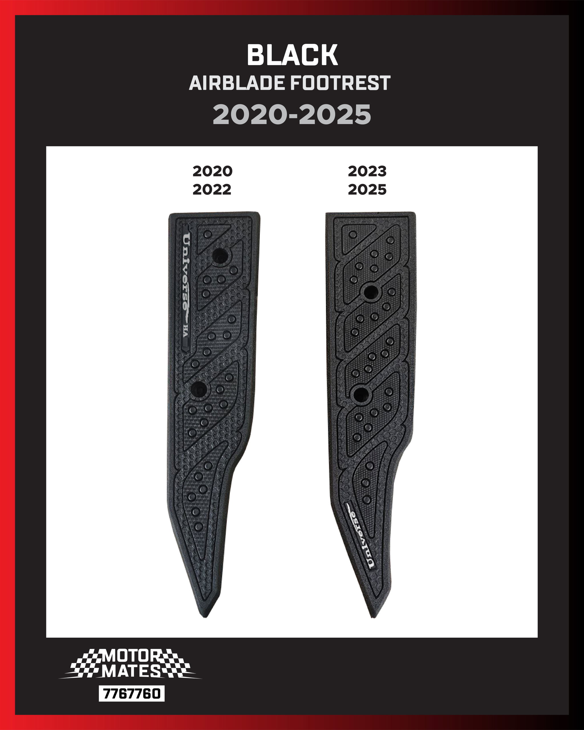 Black Airblade Footrest (2020-2025)_0