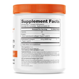 Doctor's Best - Pure Collagen Types 1 and 3 Powder