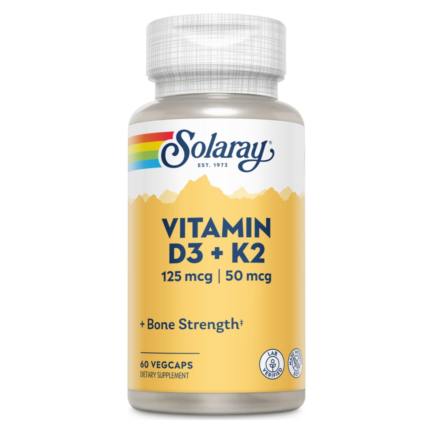 Solaray - Vitamin D3 + K2_0