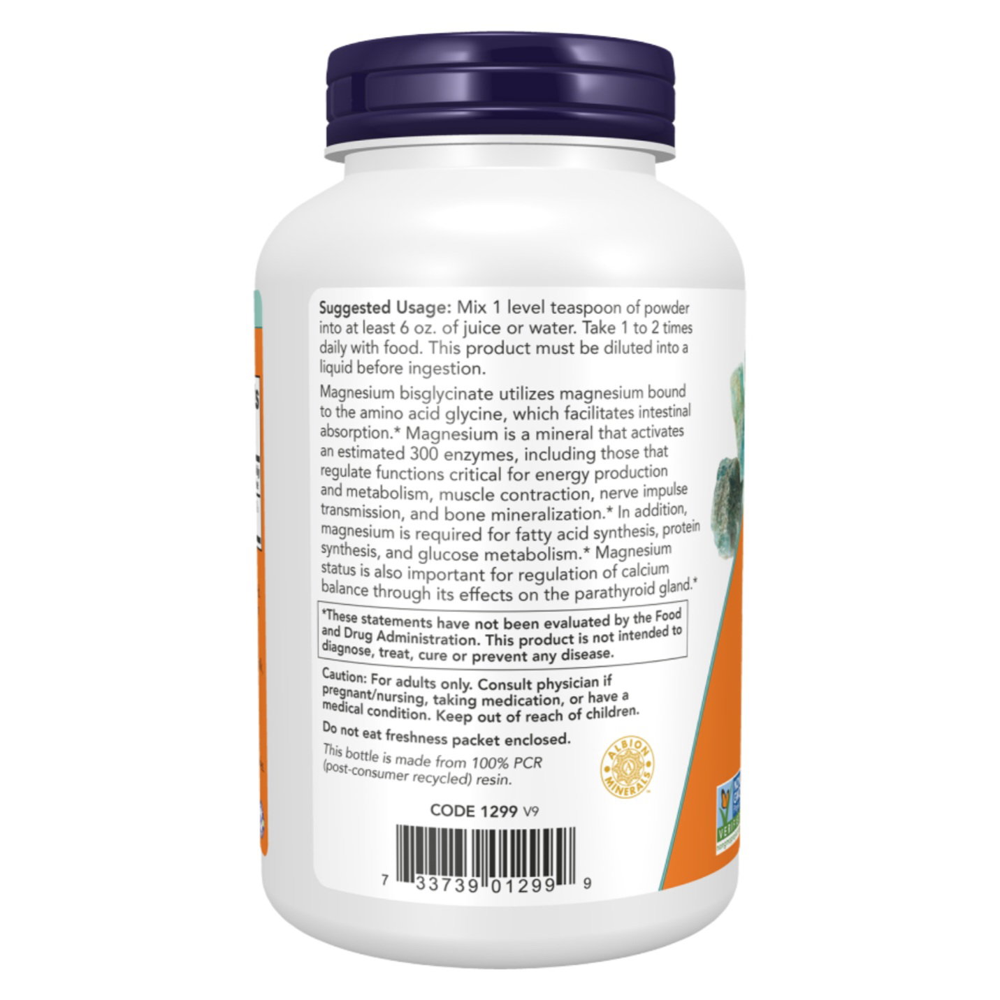 NOW - Magnesium Bisglycinate Powder_1
