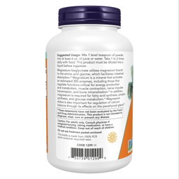 NOW - Magnesium Bisglycinate Powder