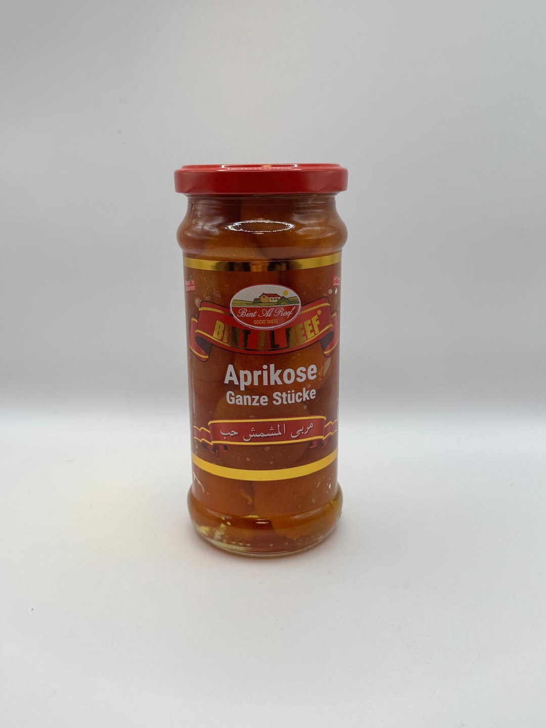 450g| Bint Al Reef Ganze Aprikosen Marmelade | مربى مشمش حب
