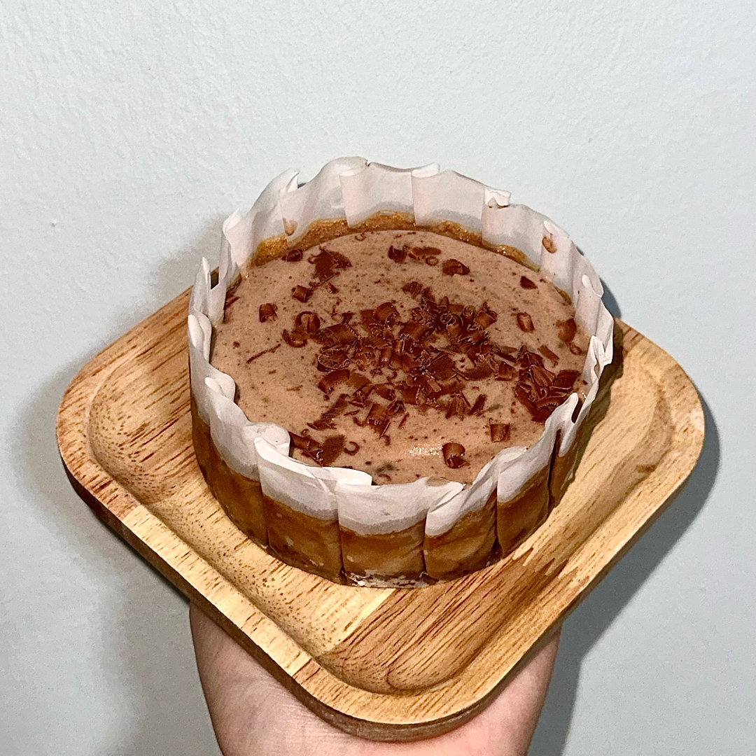 chocolate basque cheesecake 