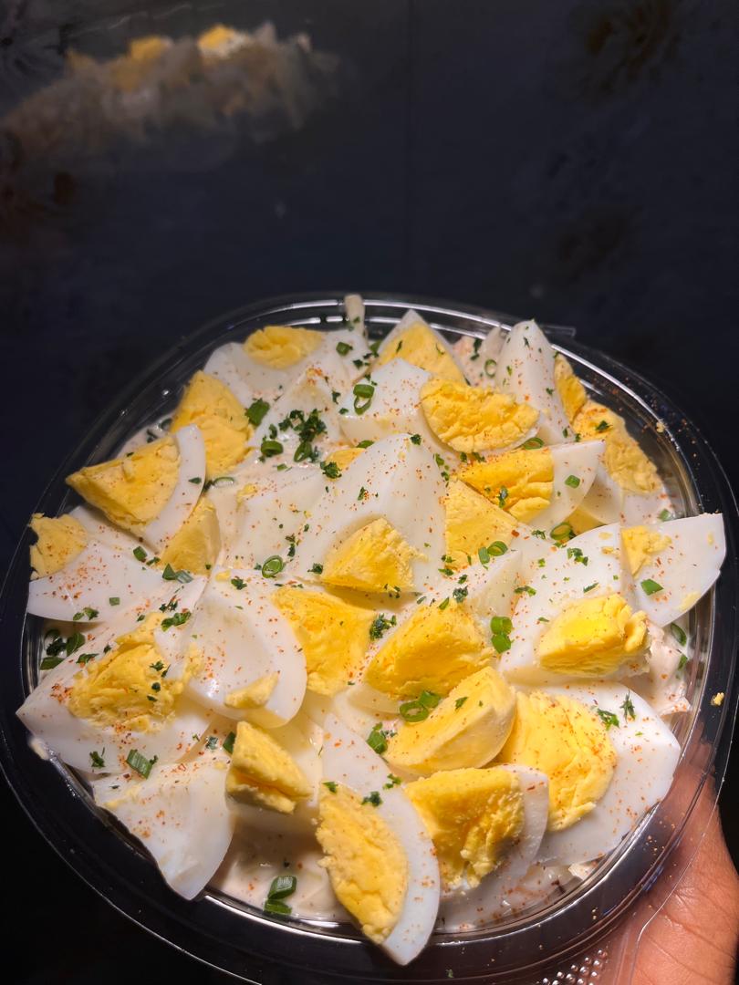 Creamy coleslaw with hard boiled eggs(Tuesday- Friday)
