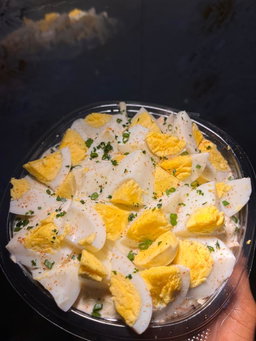 Creamy coleslaw with hard boiled eggs(Tuesday- Friday)