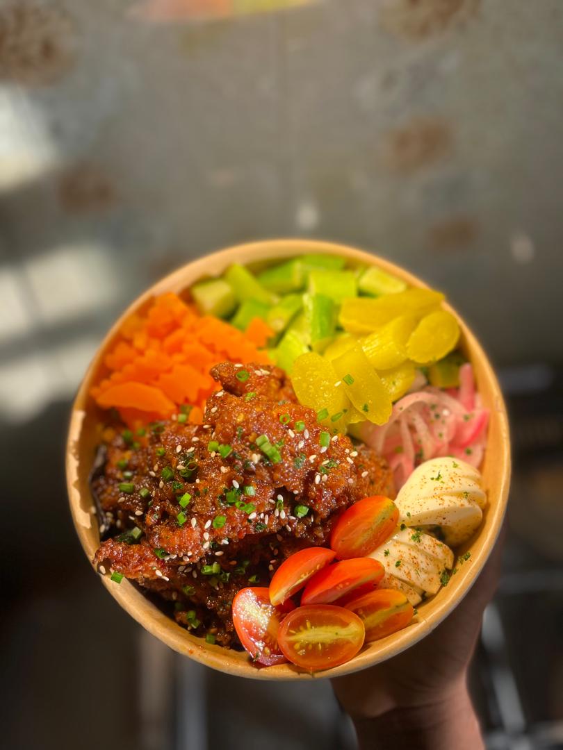 Hot honey chicken salad(Tuesday- Friday)_0