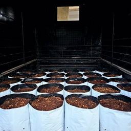 Filled Grow Bags (පිරවූ වගා මලු)