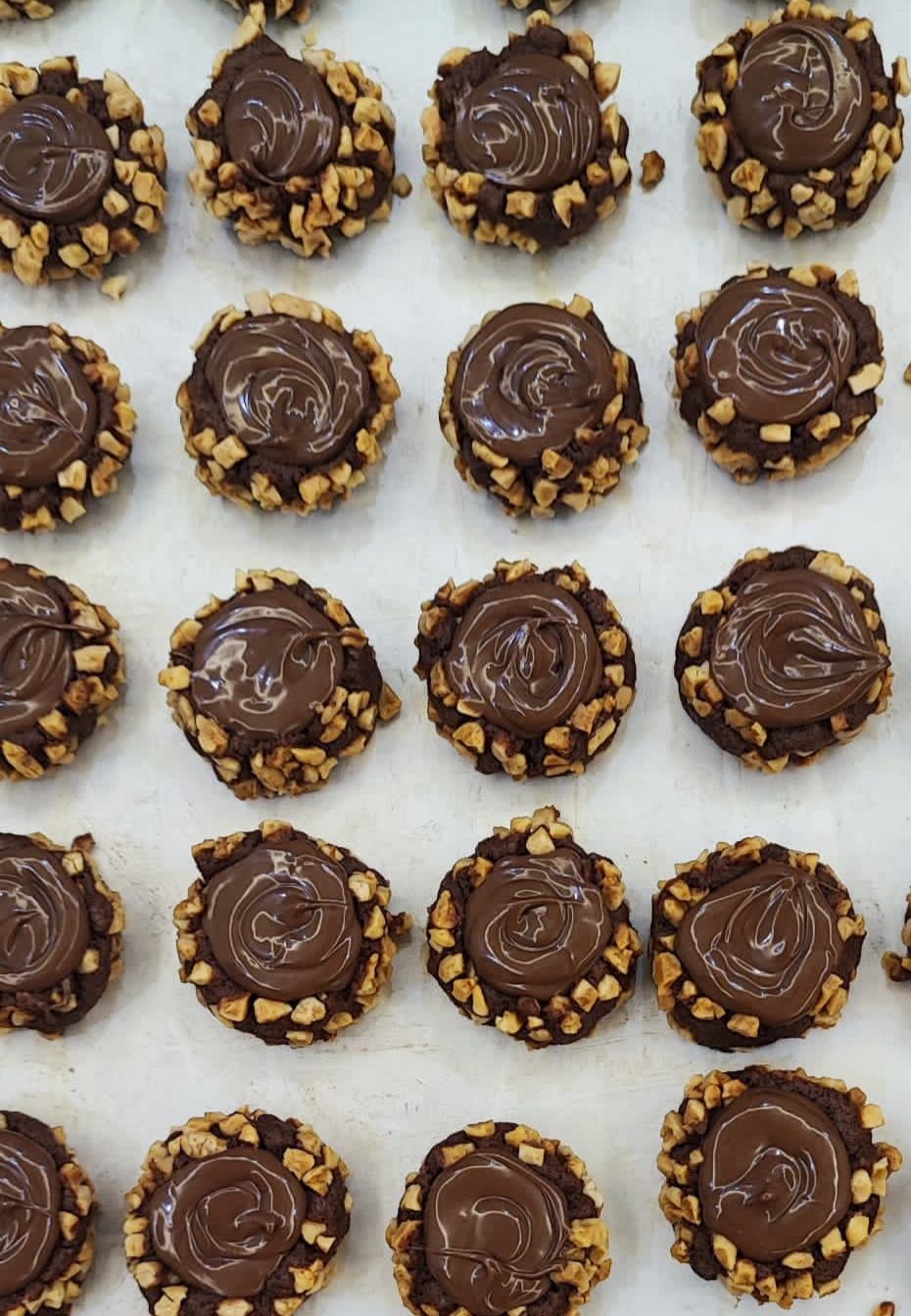 Hazelnut Button Drop