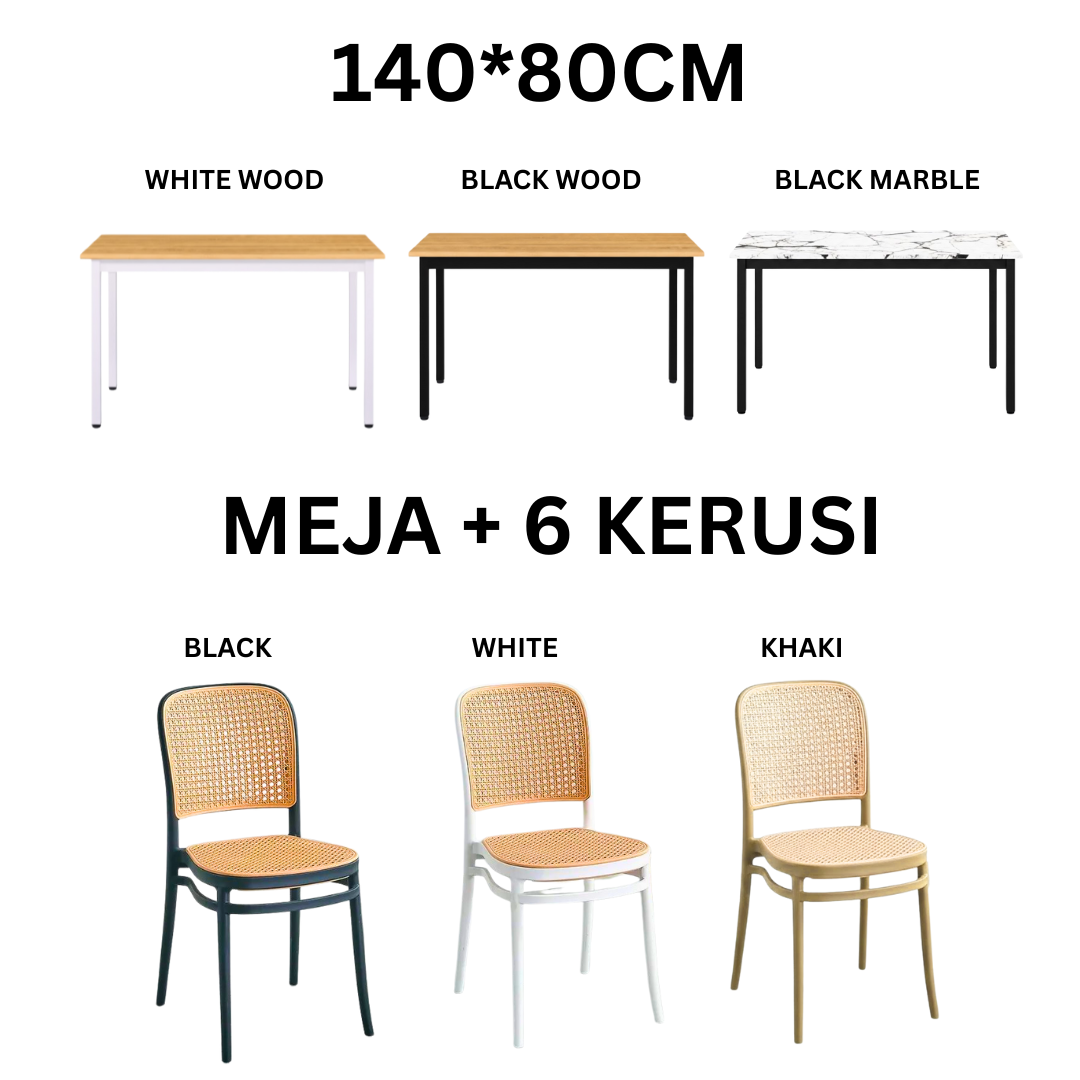 SET MEJA MAKAN + KERUSI_13