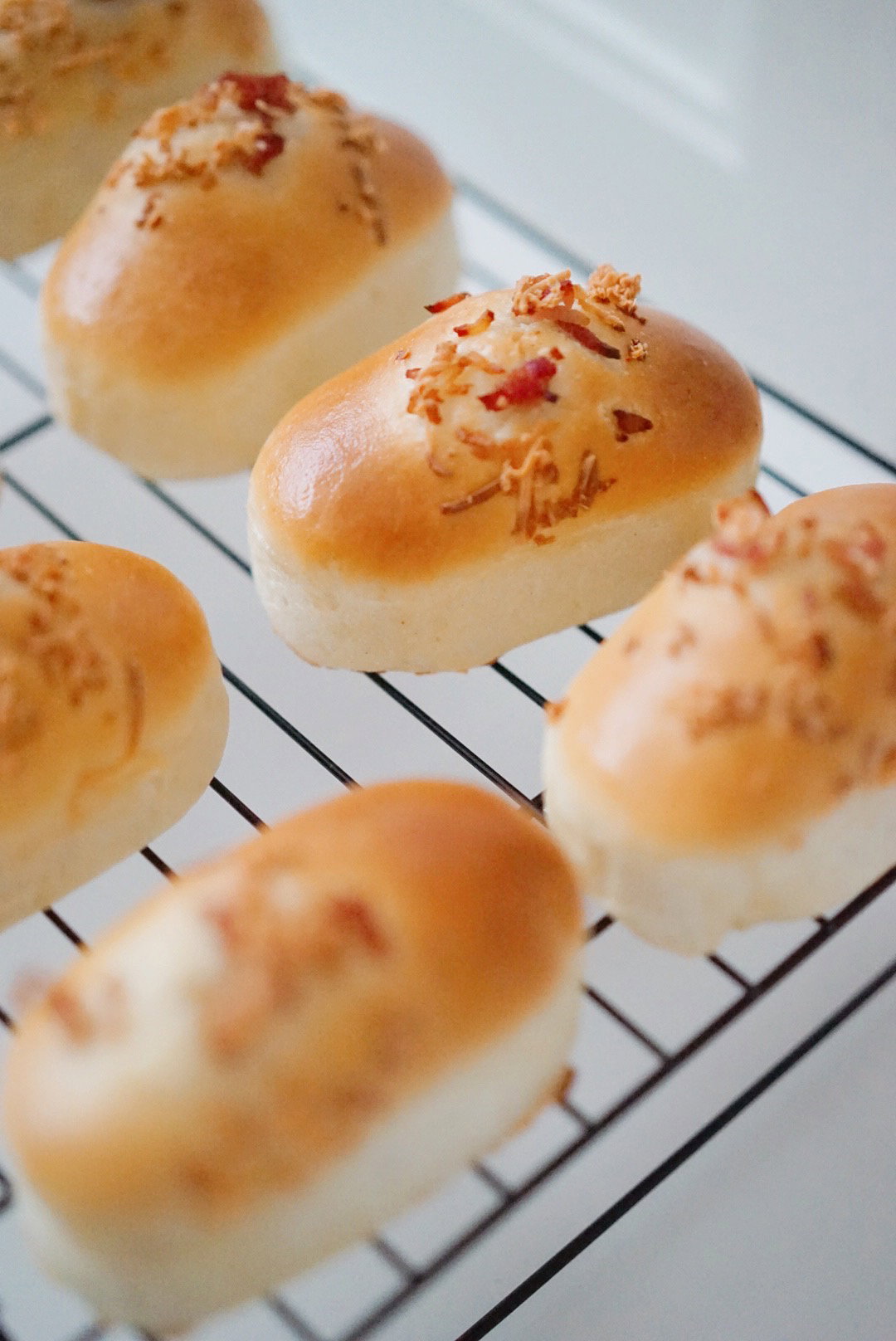 Bacon and Cheese Mini Bun