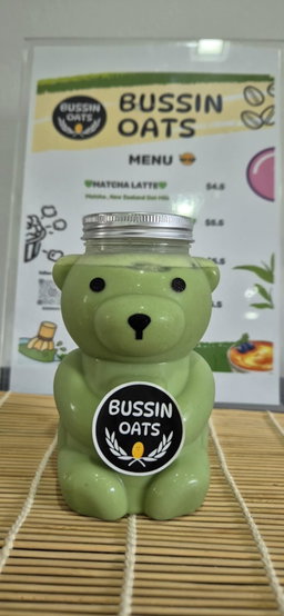 Bussin Bear Matcha Latte