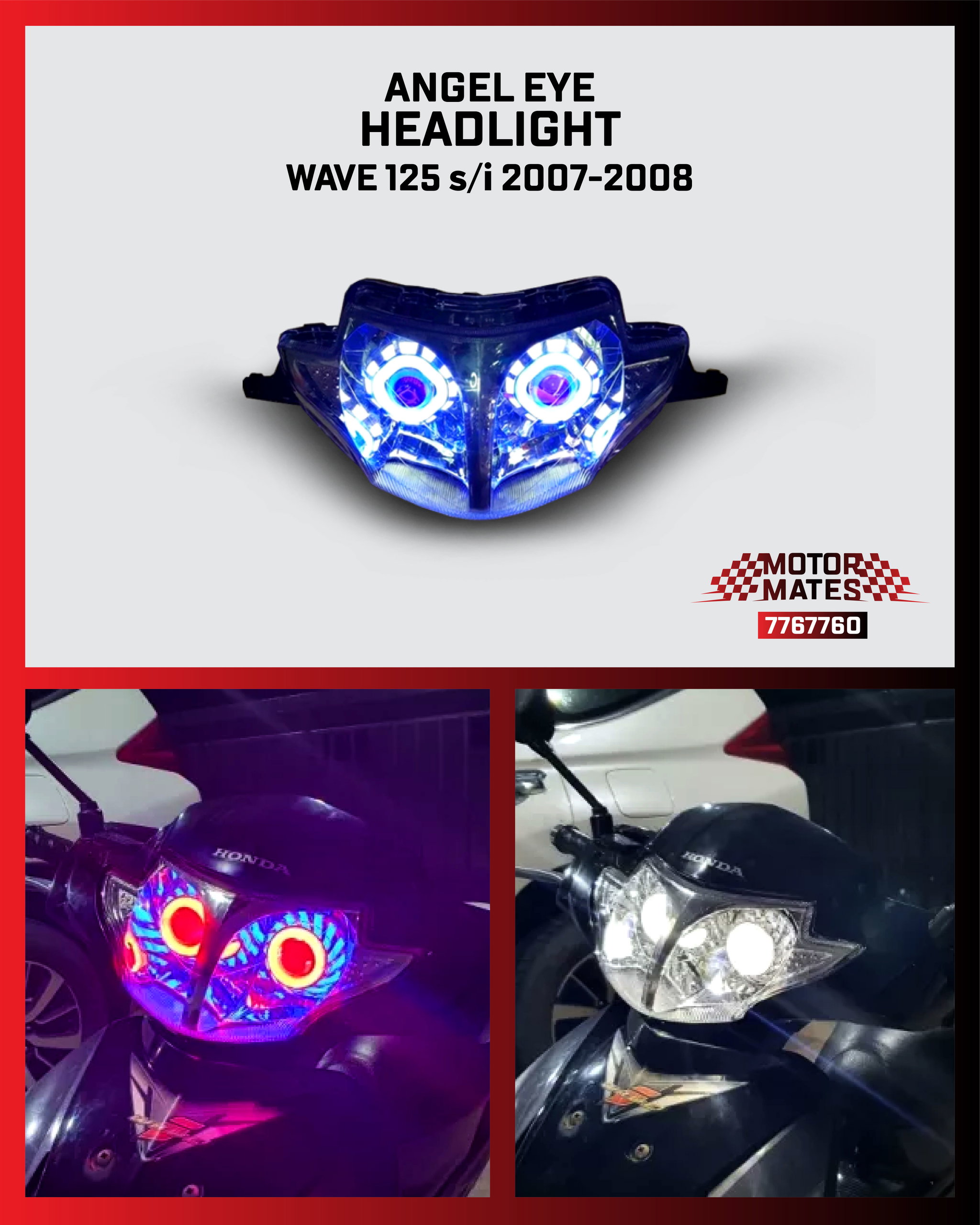 Angel Eye Headlight (Wave 125s / i 2007)_0