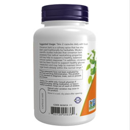 NOW - Cinnamon Bark 600 mg Veg Capsules