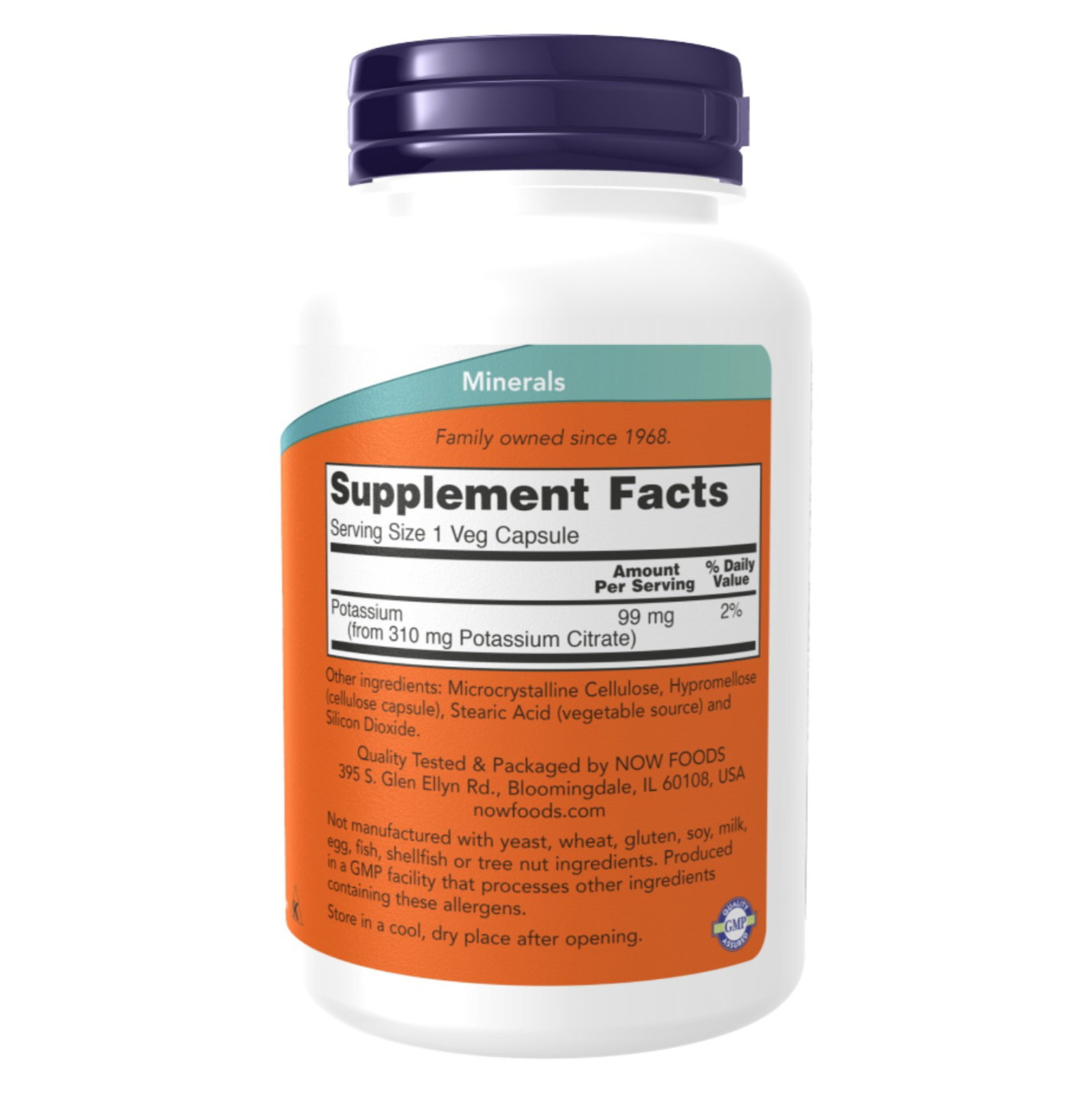 NOW - Potassium Citrate 99 mg Veg Capsules_2